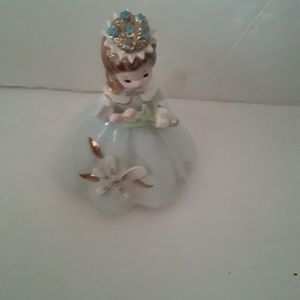 Vintage Josef Small Porcelain Queen Doll Collectab